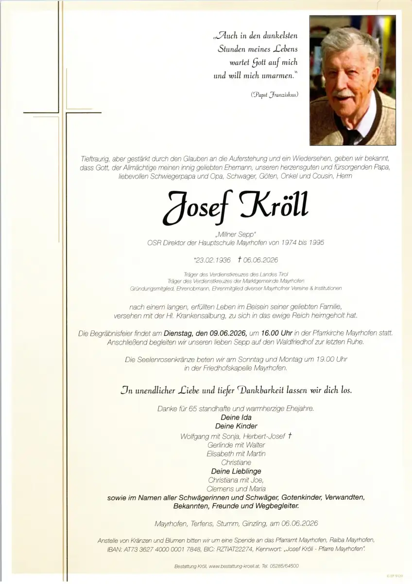 Parte von Josef Kröll