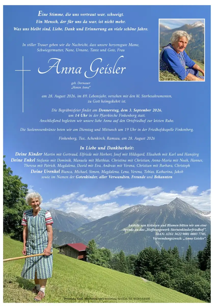 Parte von Anna Geisler