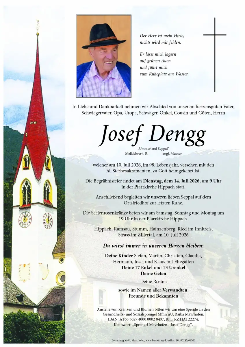 Parte von Josef Dengg