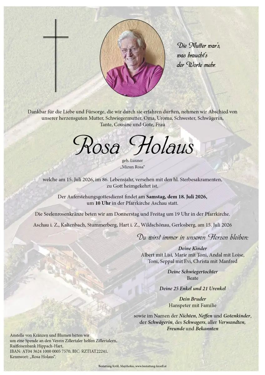 Parte von Rosa Holaus