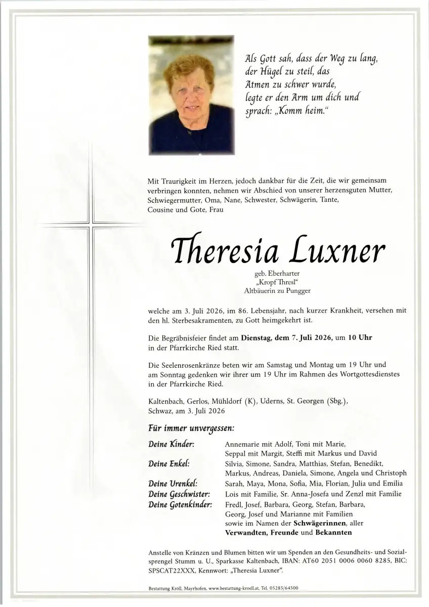 Parte von Theresia Luxner
