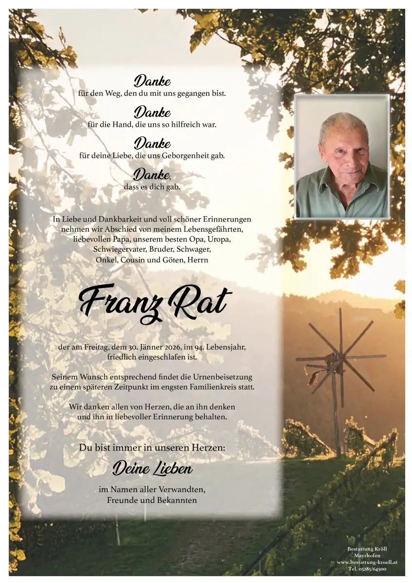 Parte von Franz Rat