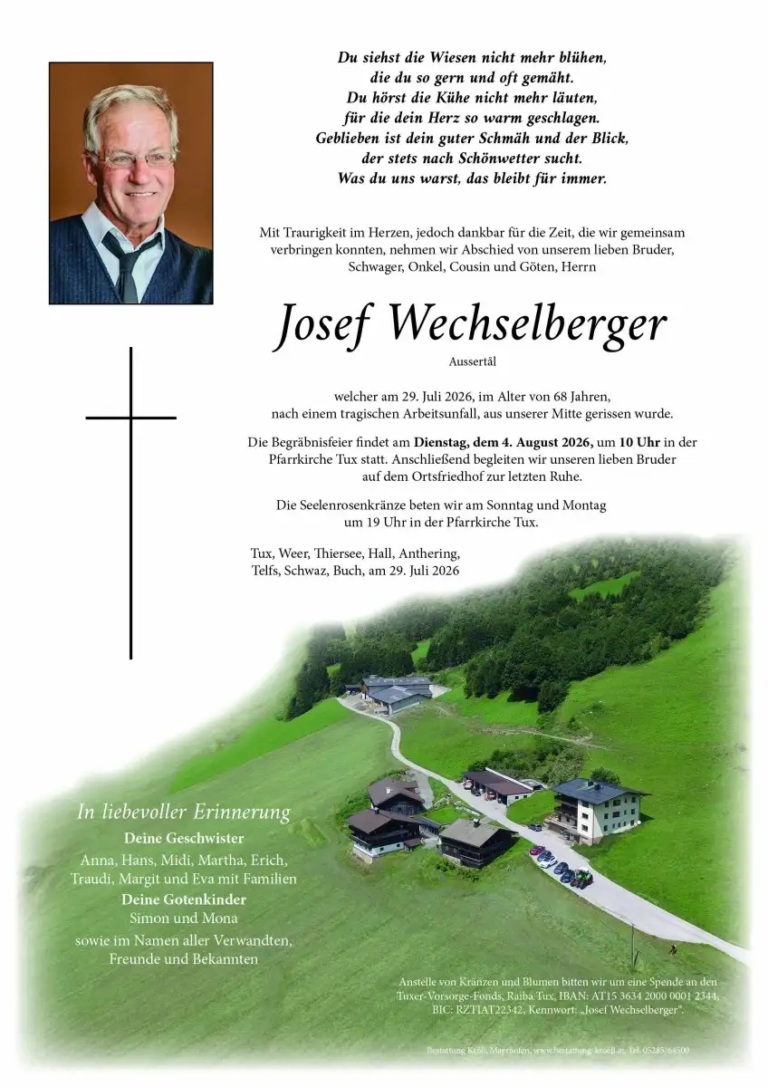 Parte von Josef Wechselberger