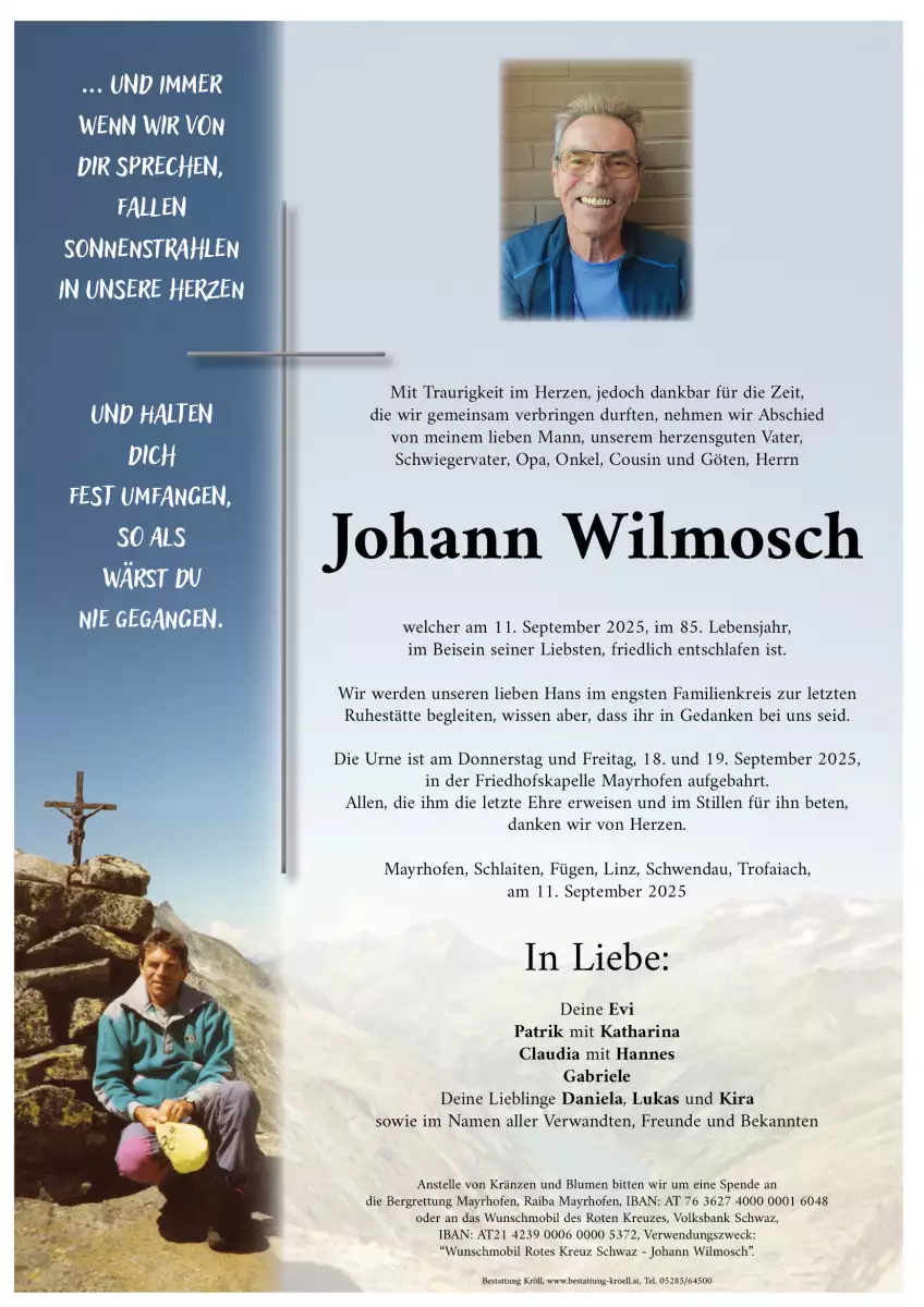 Parte von Johann Wilmosch